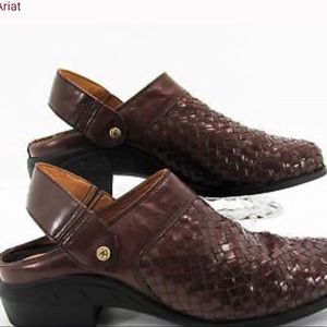 Ariat woven mules